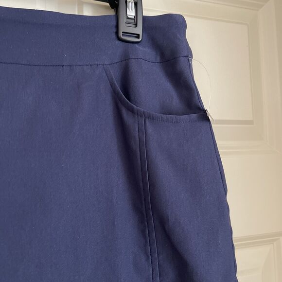 Tribal Pull On Ponte Skort (12 Petite) Navy - New No Tags - Picture 3 of 9